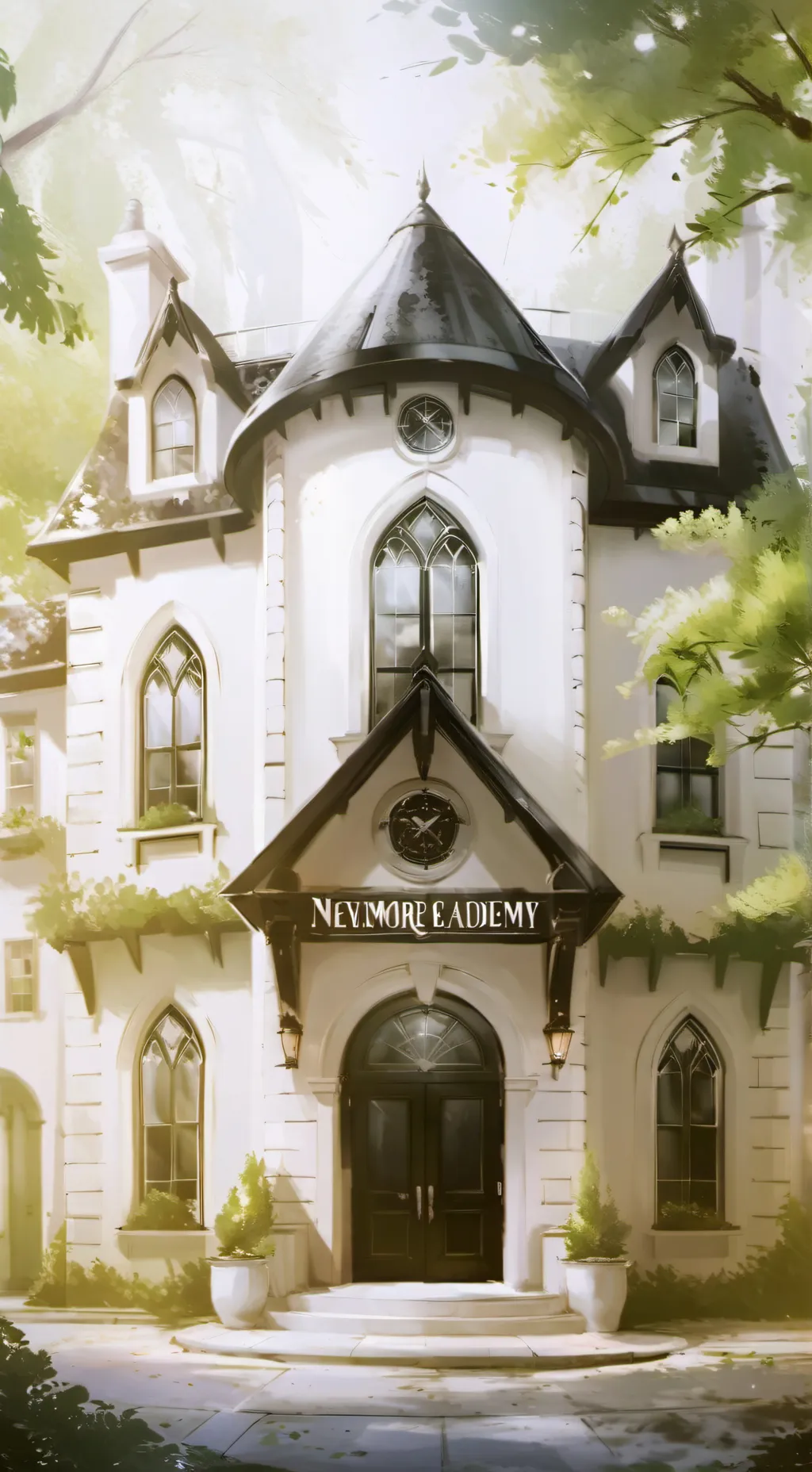 ai character: NEVERMORE (not og background