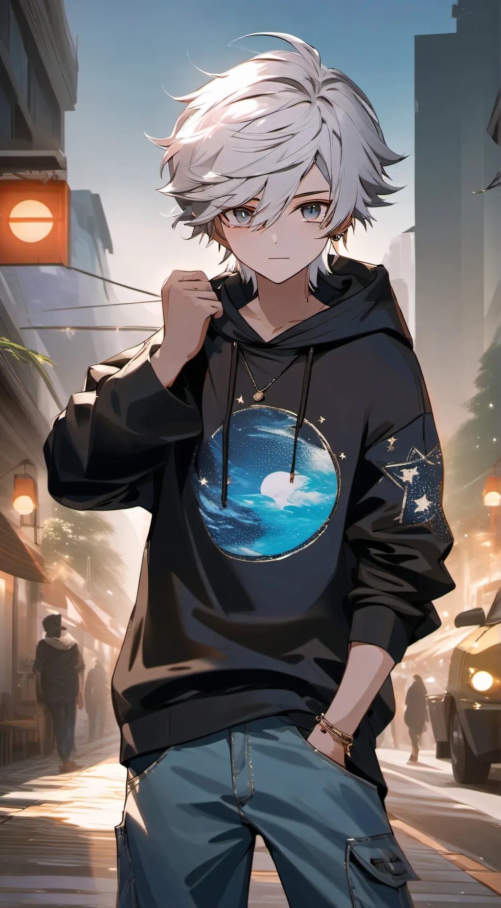 ai character: Zane  background