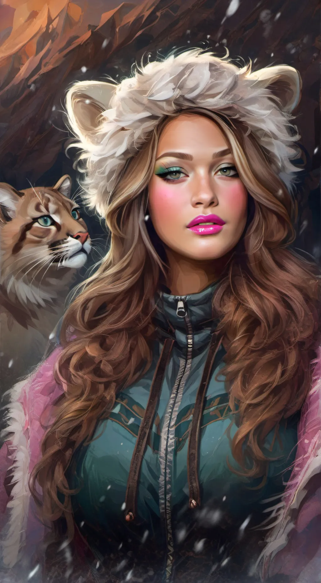 ai character: Queen Mila  background