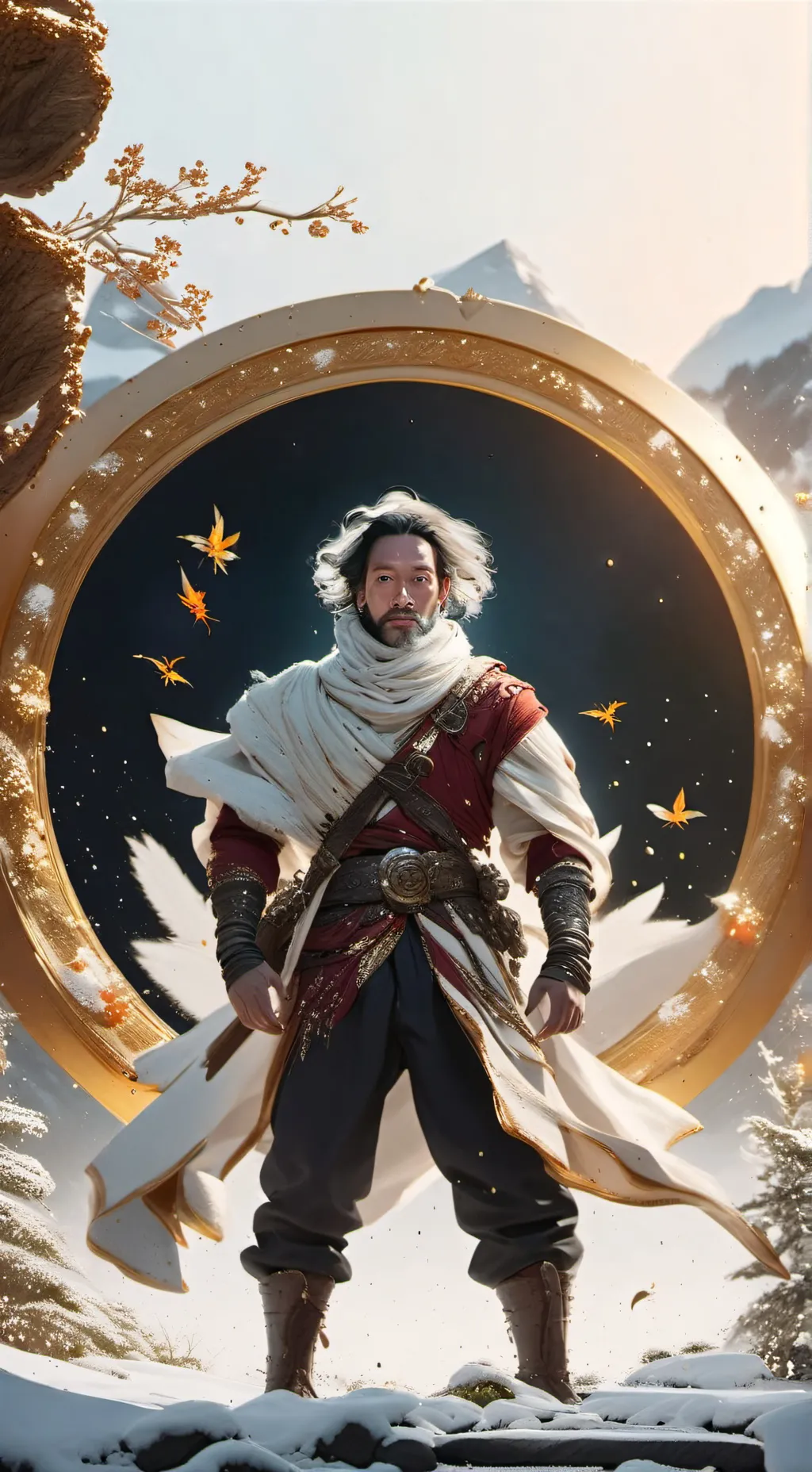 ai character: viejo chino background