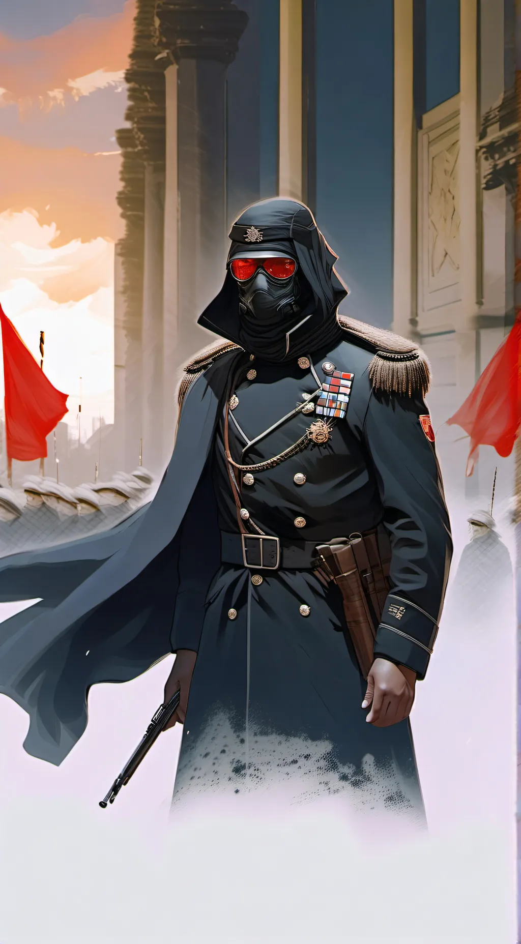 ai character: 铠钝 background