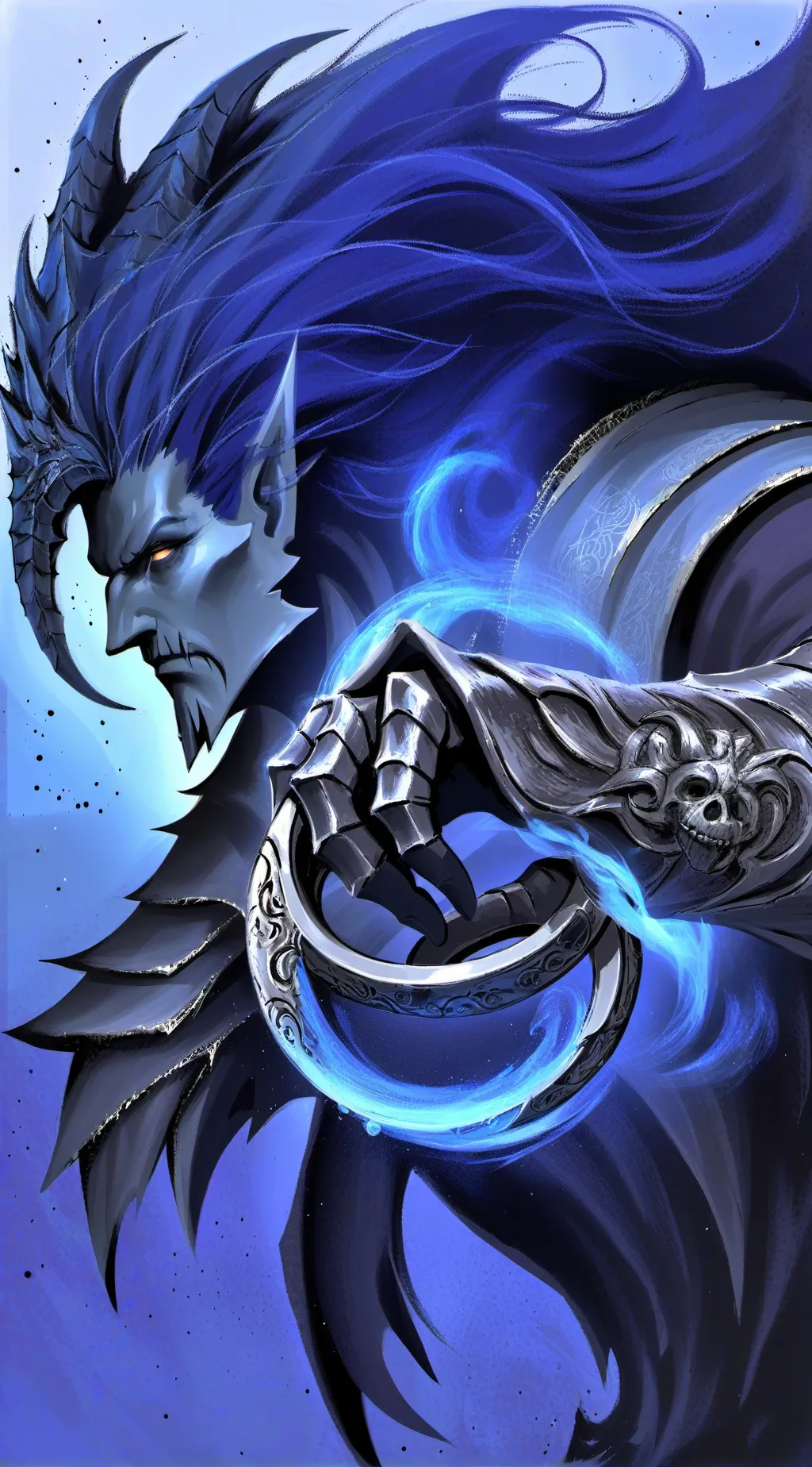 ai character: weird demon background