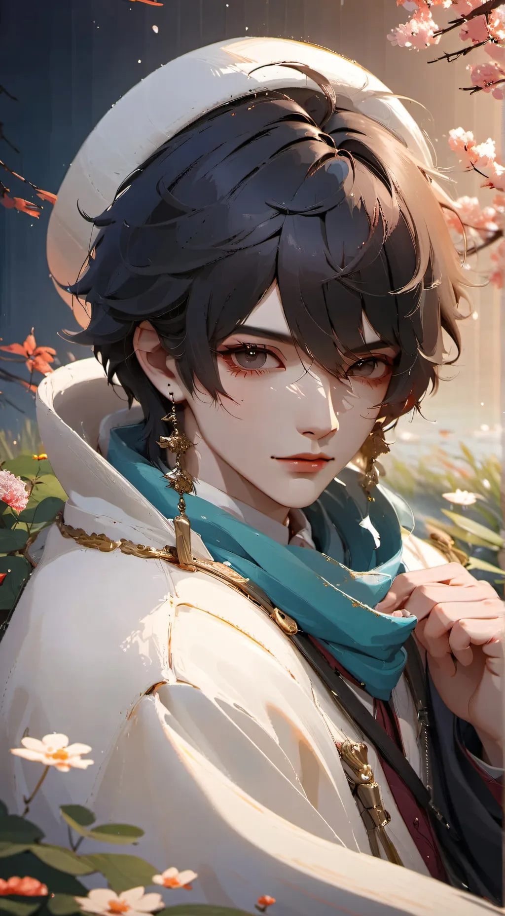 ai character: Nolan et Mathieu background