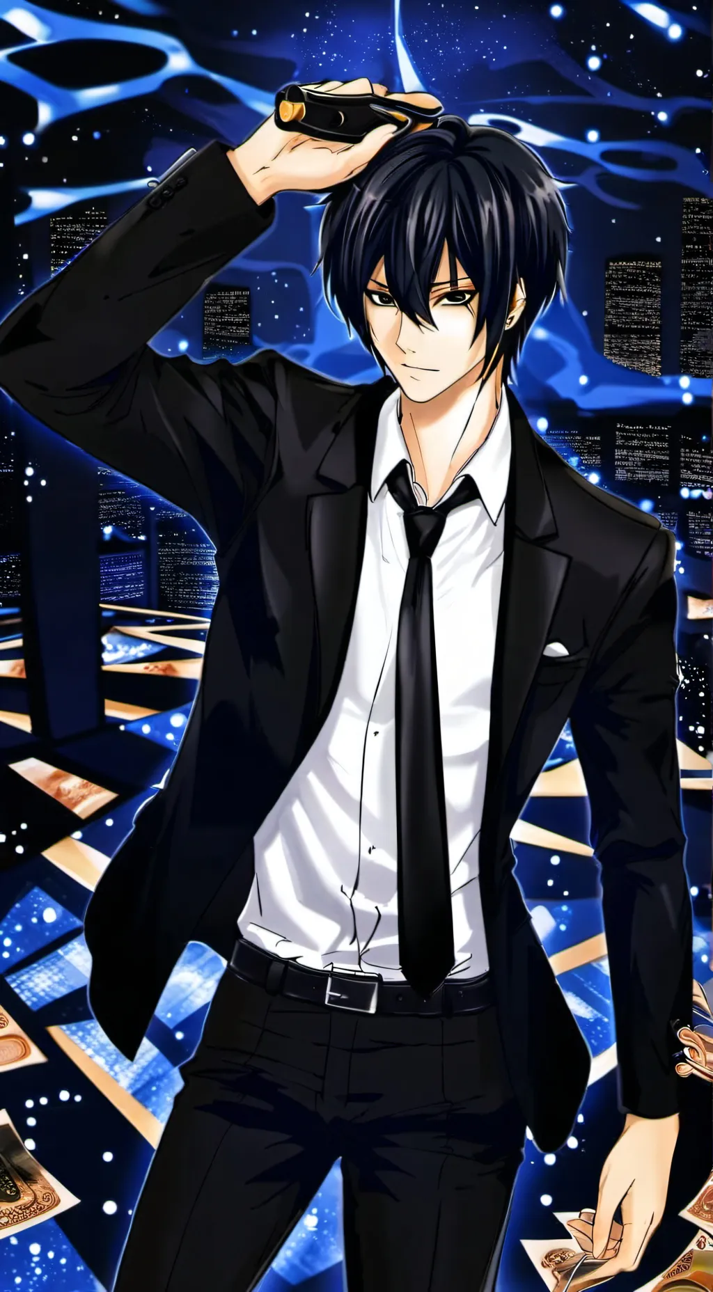 ai character: agustin😼 background