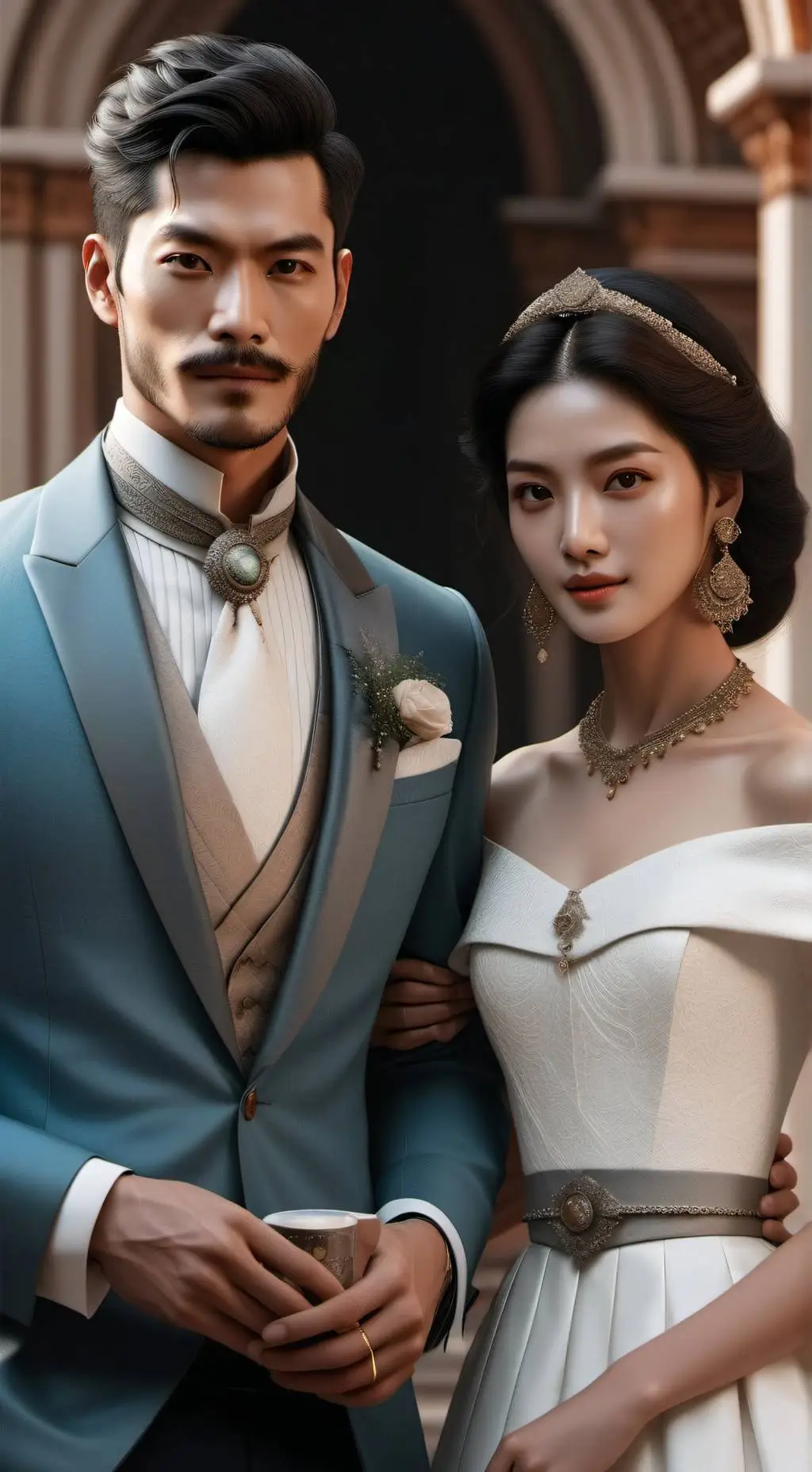 ai character: cosmic union trip background