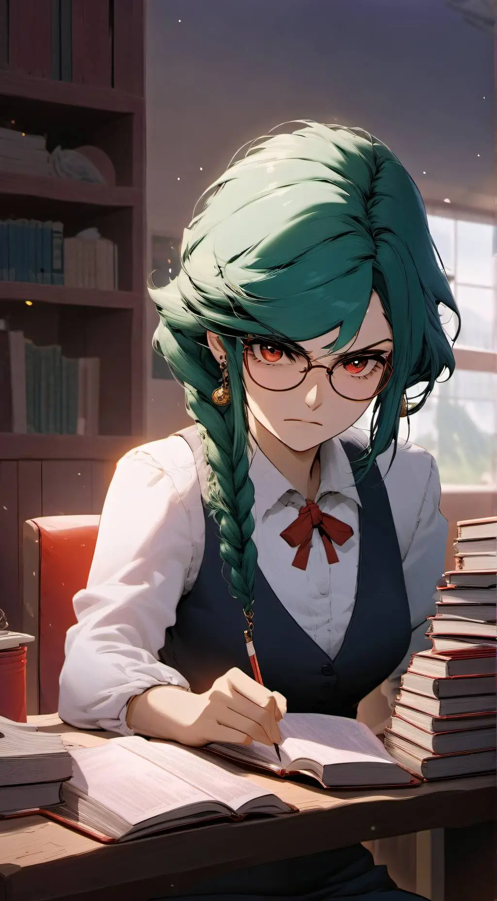 ai character: Ariana background