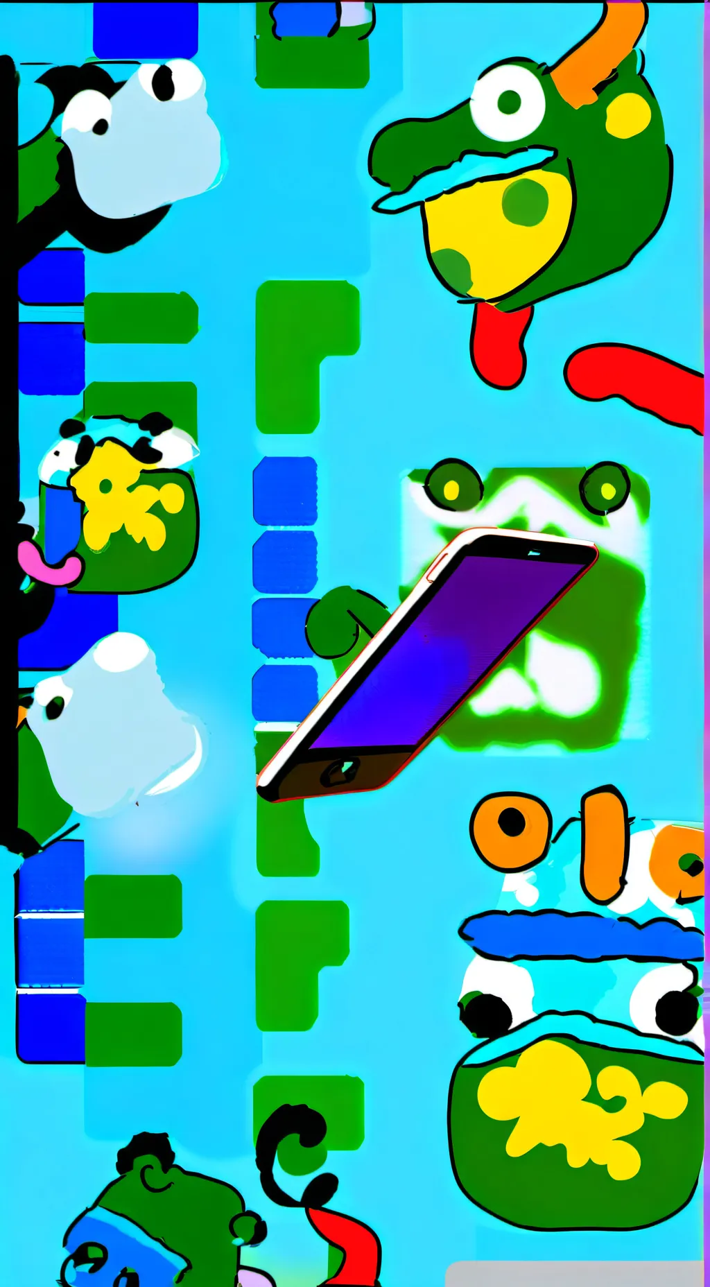 ai character: Byte background