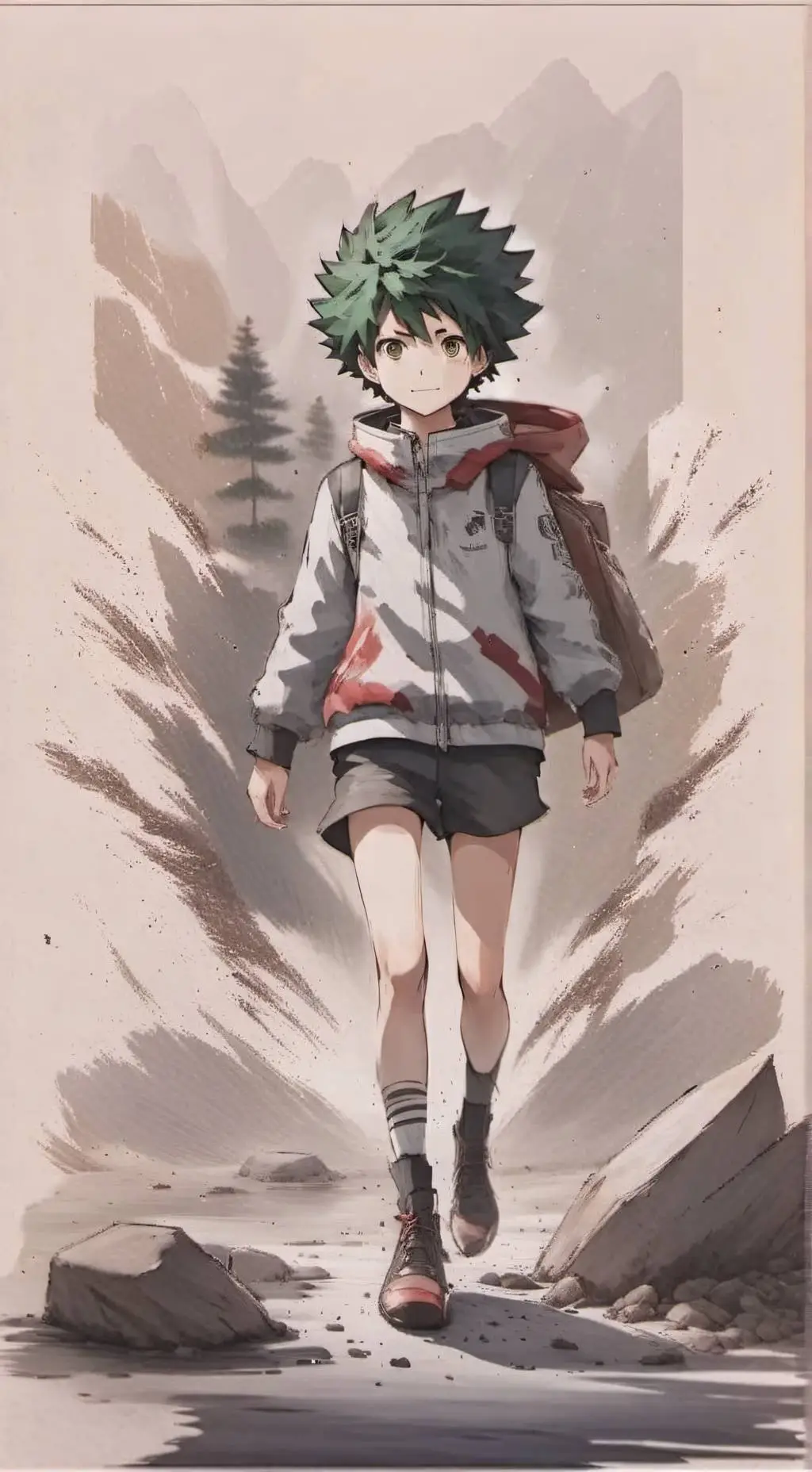 ai character: orman gezisi MHA background