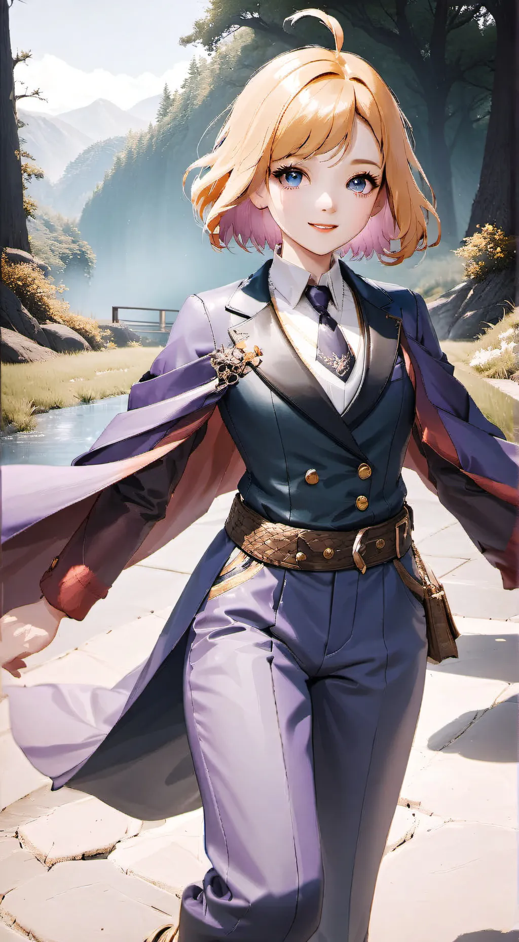 ai character: Momona's sister  background