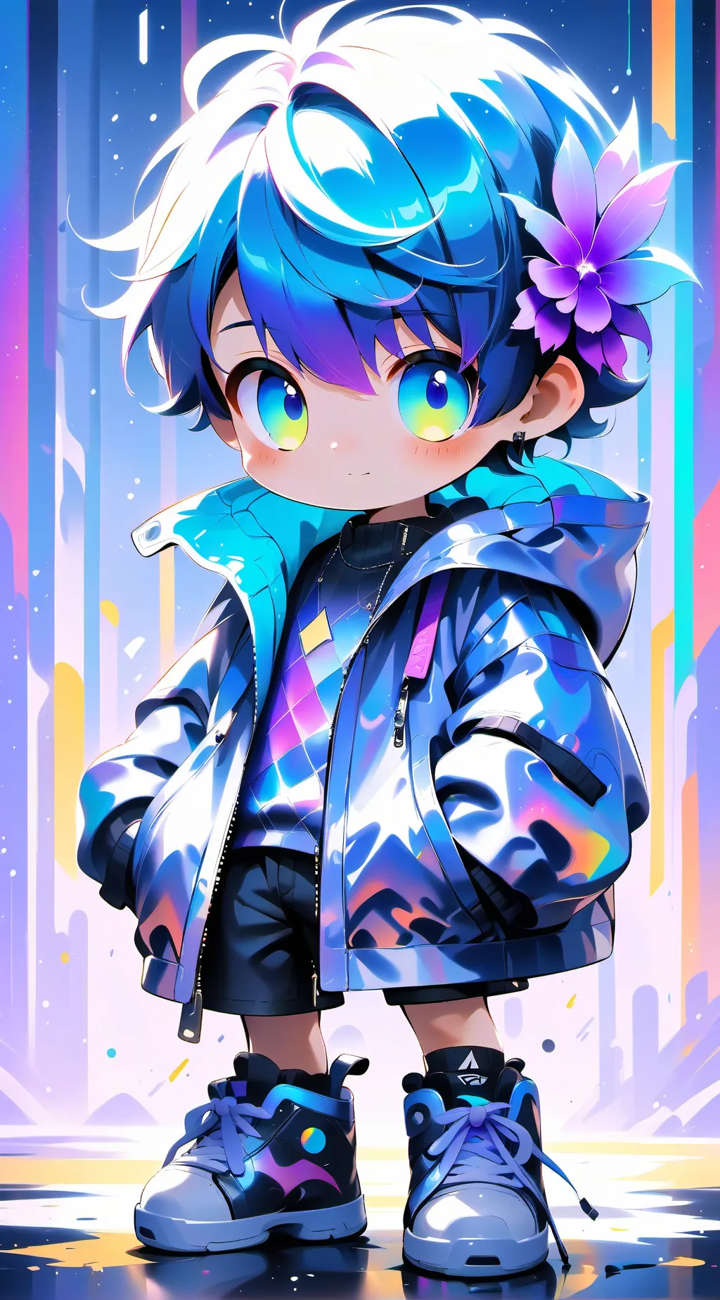 ai character: Ginger background