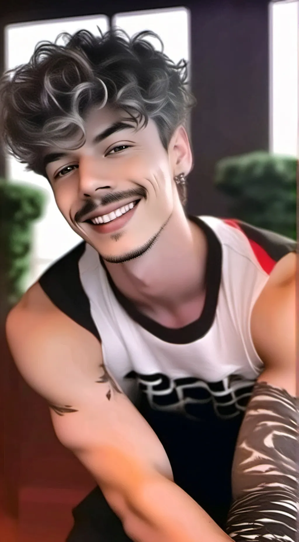 ai character: Lukas  background