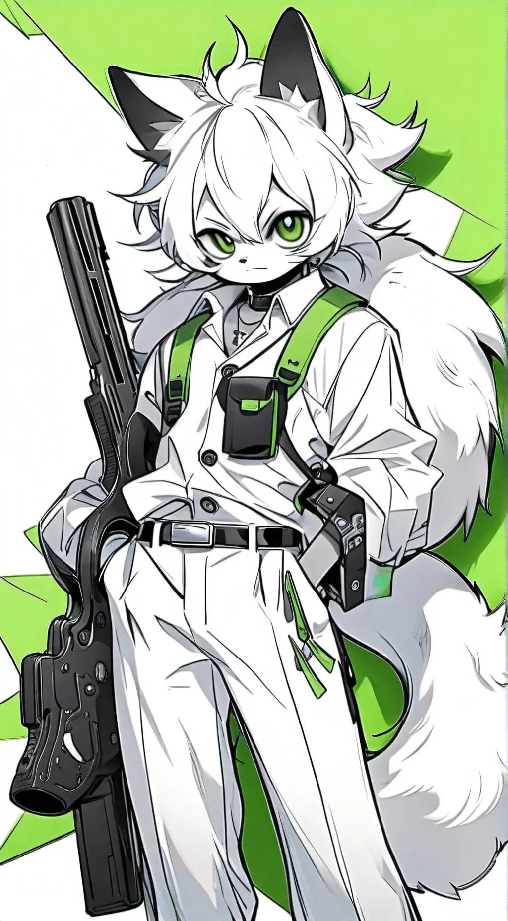 ai character: Furry infection background