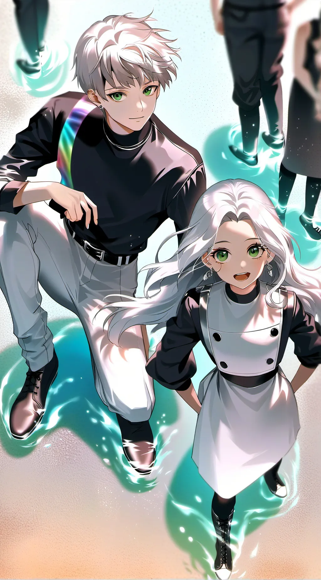 ai character: 四人的旅程 background