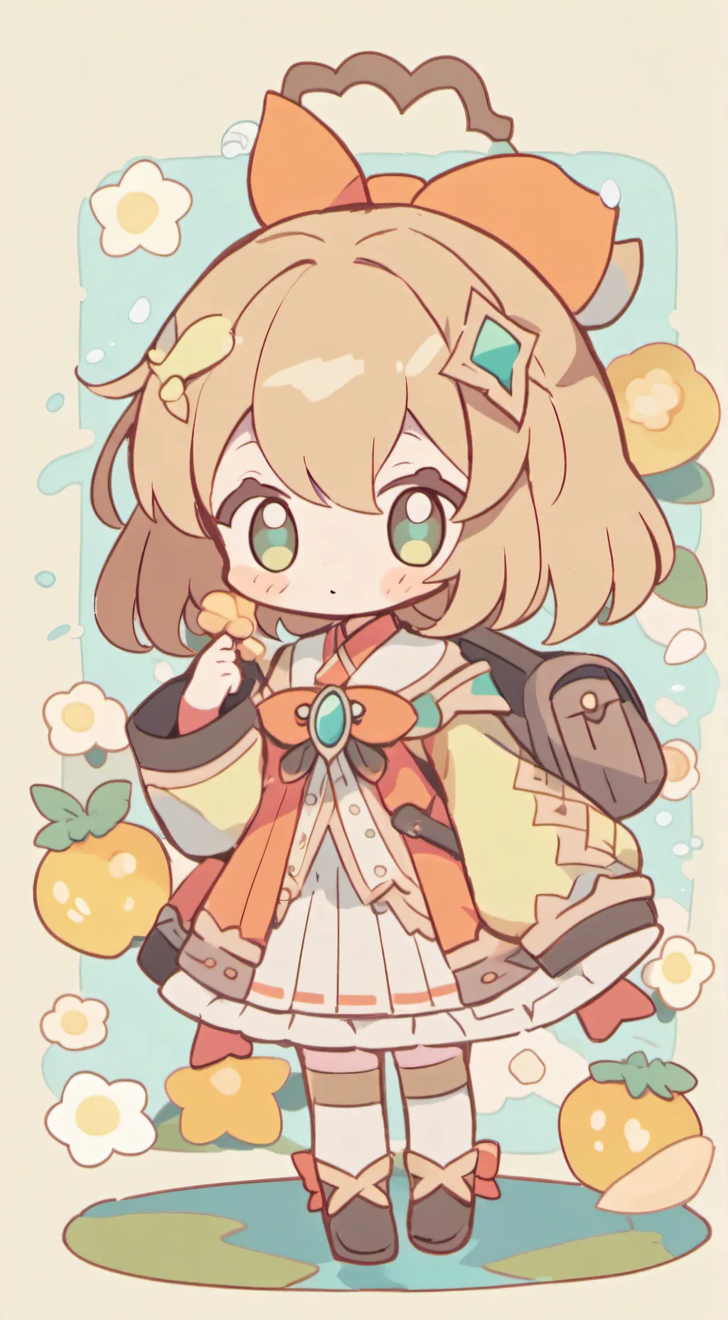 ai character: Dahlia  background