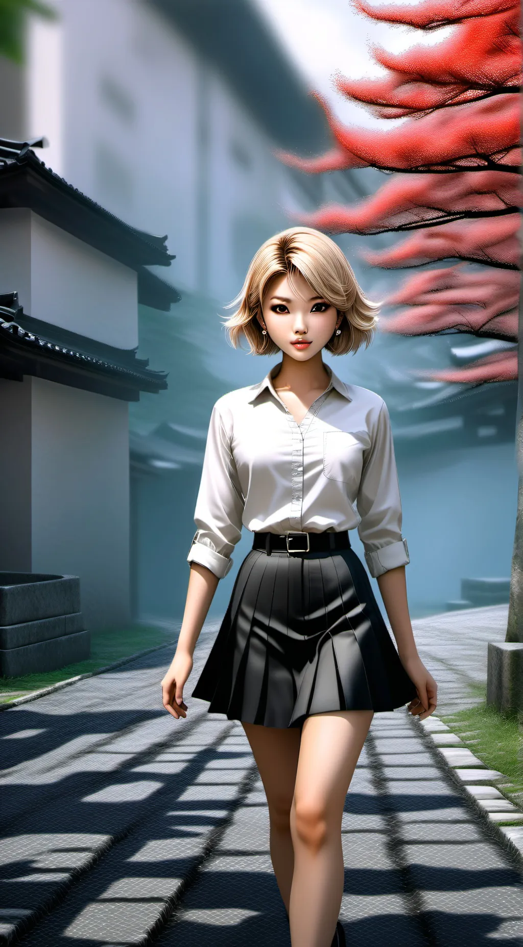 ai character: Najica background