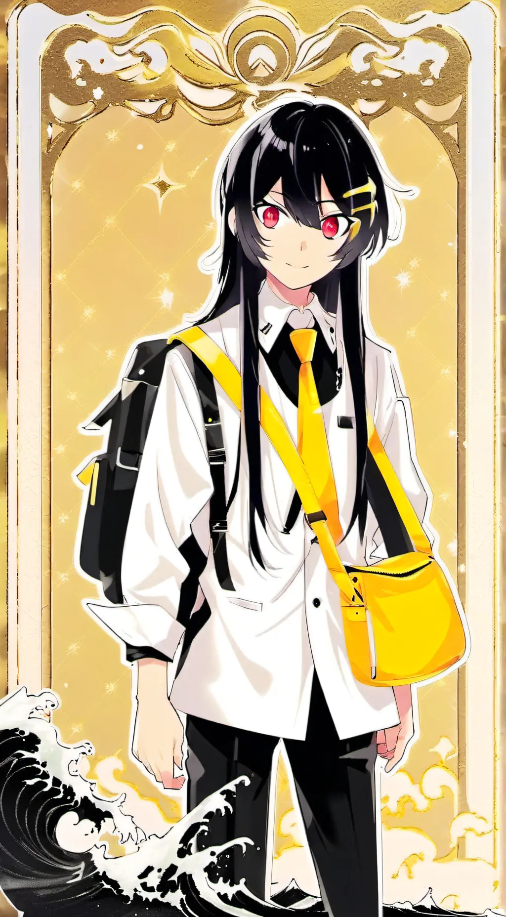 ai character: bleach x holywater background