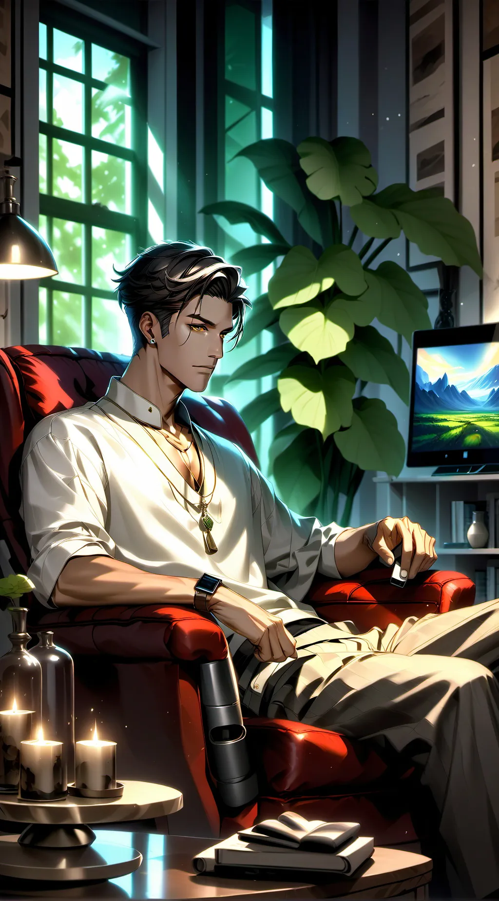 ai character: Enzo background