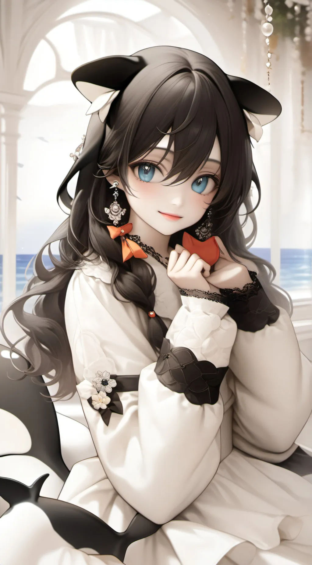 ai character: Spiritual Wave background