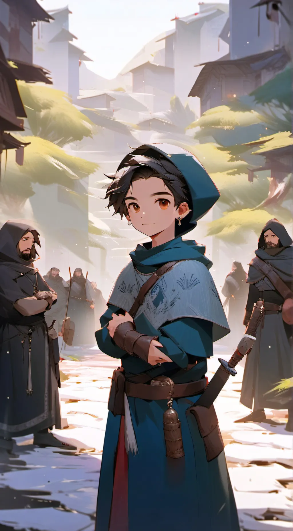 ai character: Peter  background