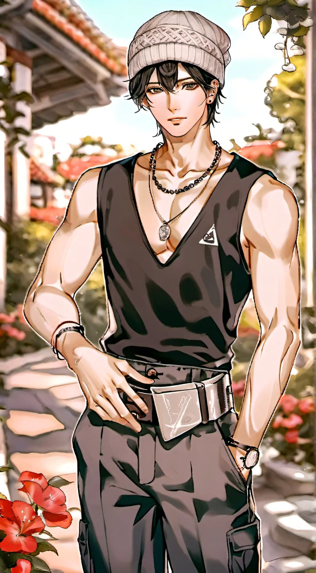 ai character: ☆~¤Grey¤~☆ background