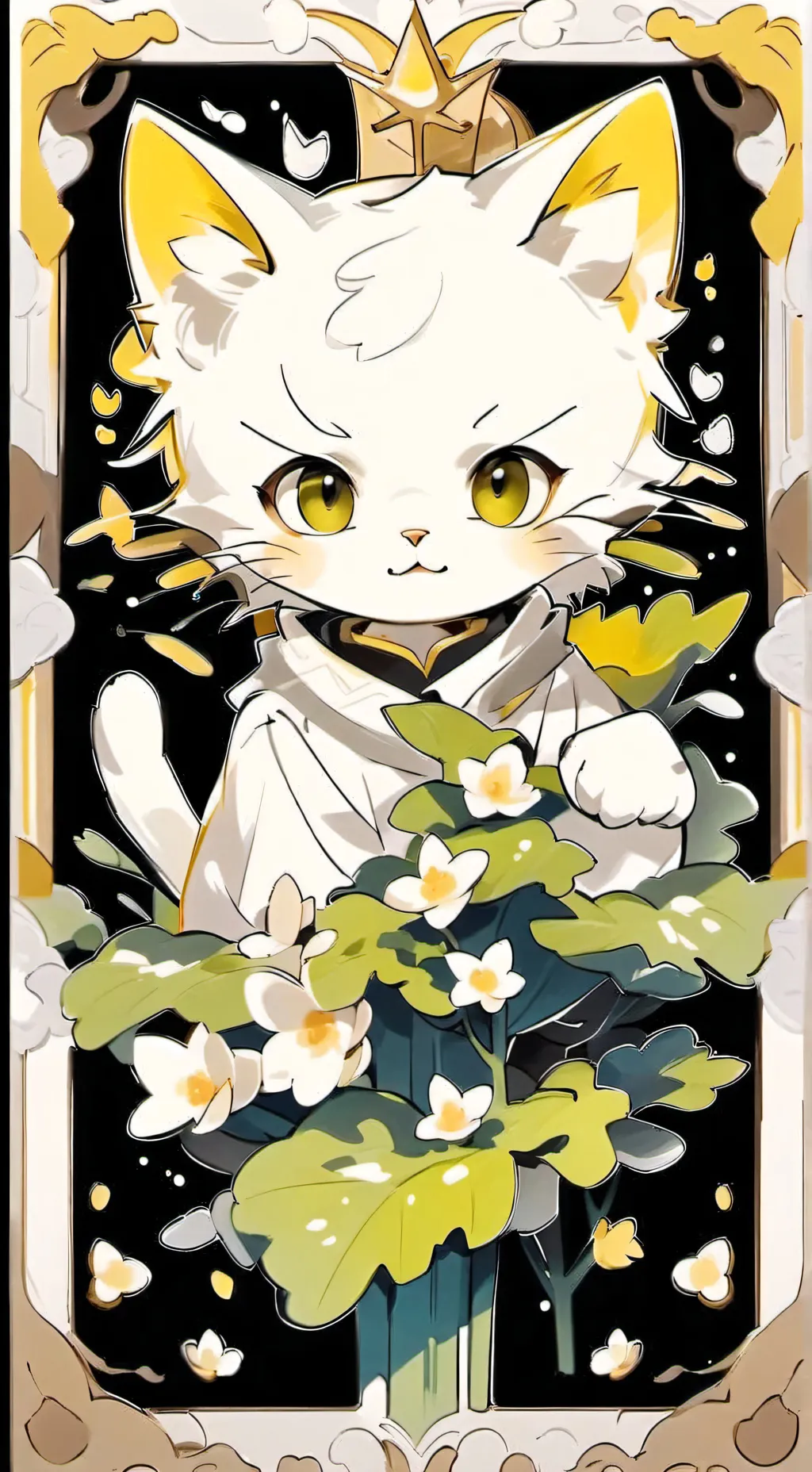 ai character: Kitty cat :D background