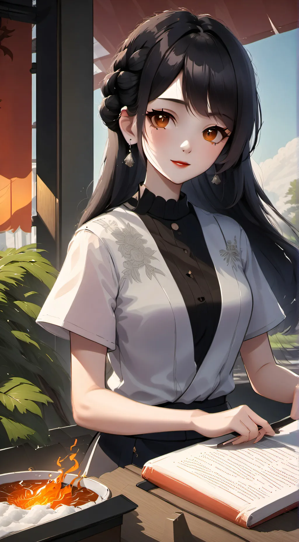 ai character: Avery background