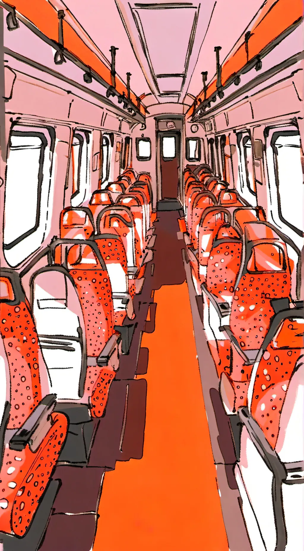 ai character: The train background