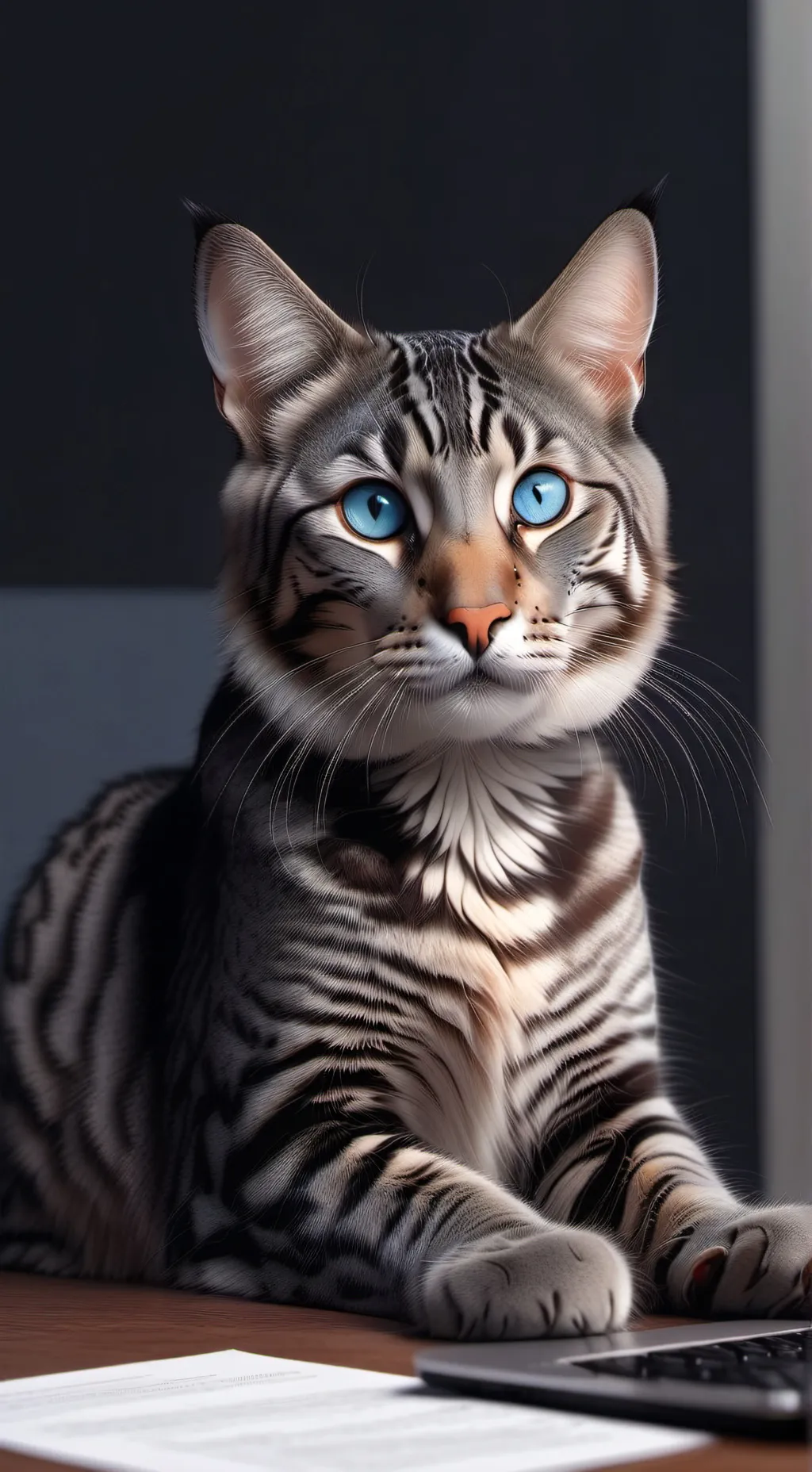 ai character: Tiger'claw! background