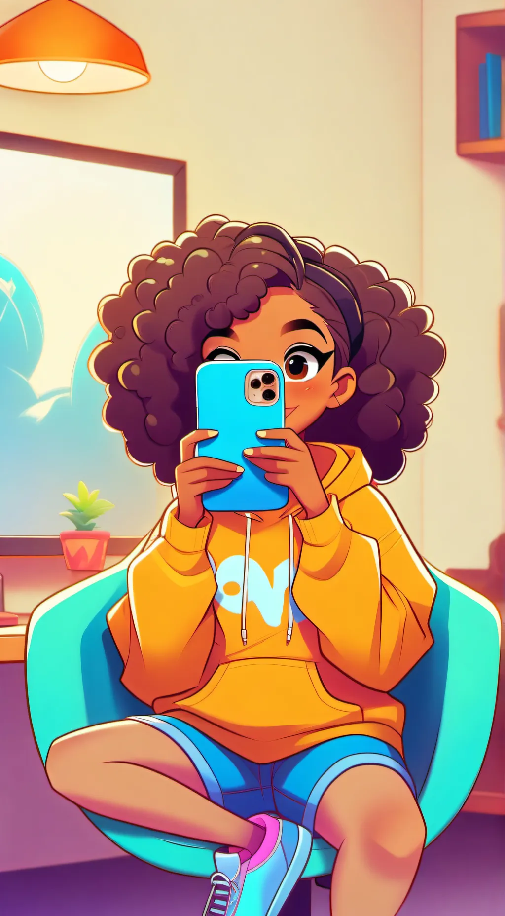 ai character: Timi saint  background