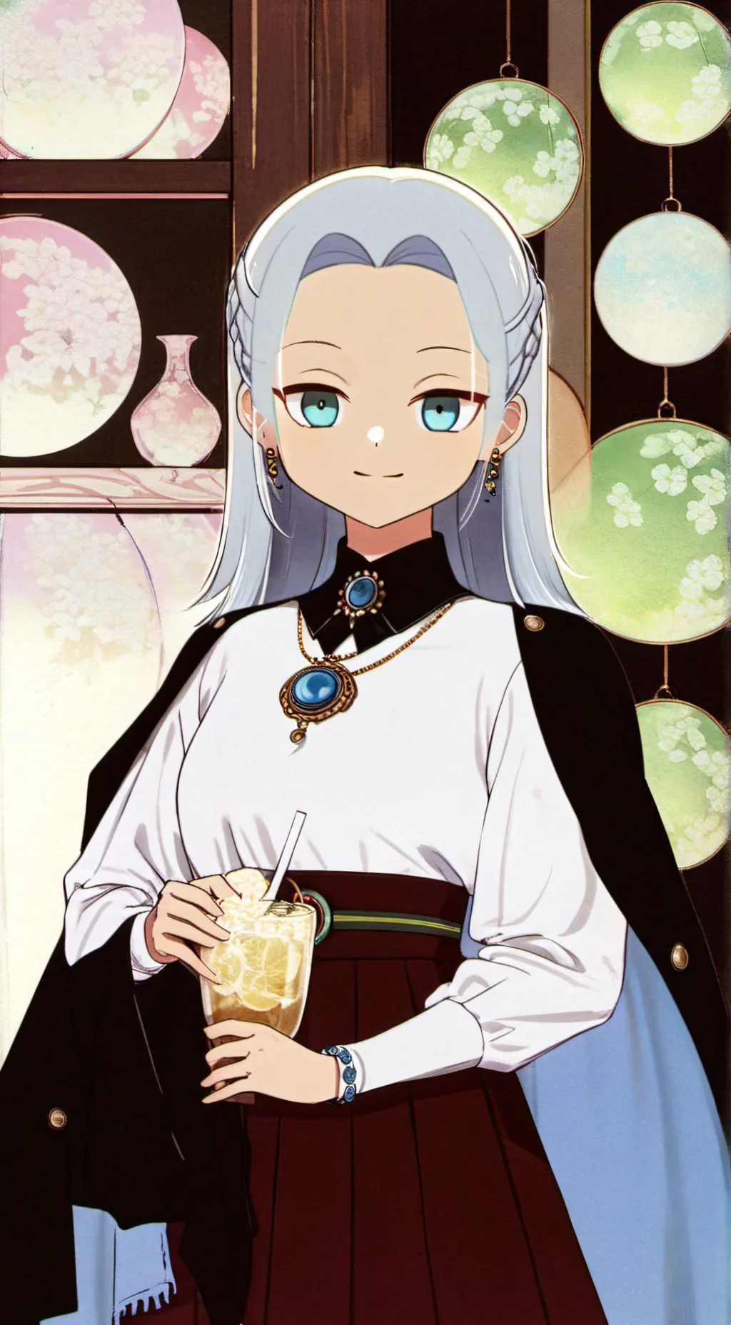 ai character: Michou  background