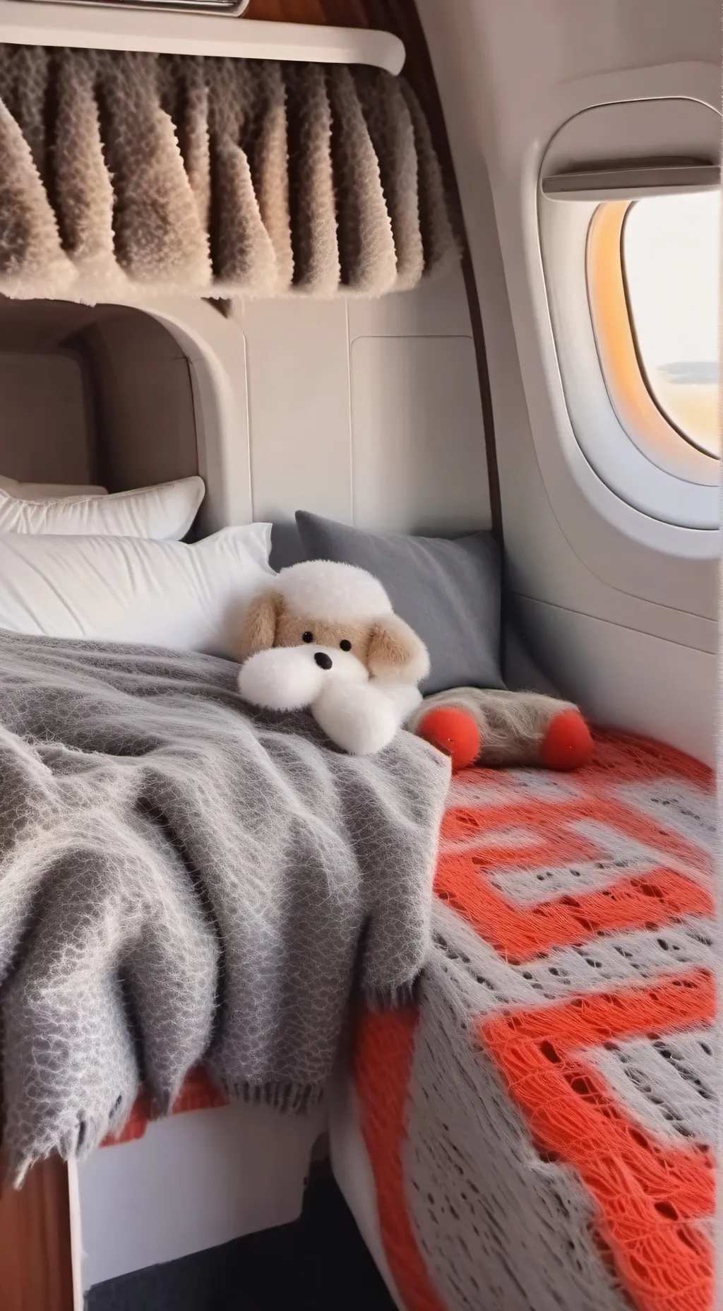 ai character: airliner sleepover background