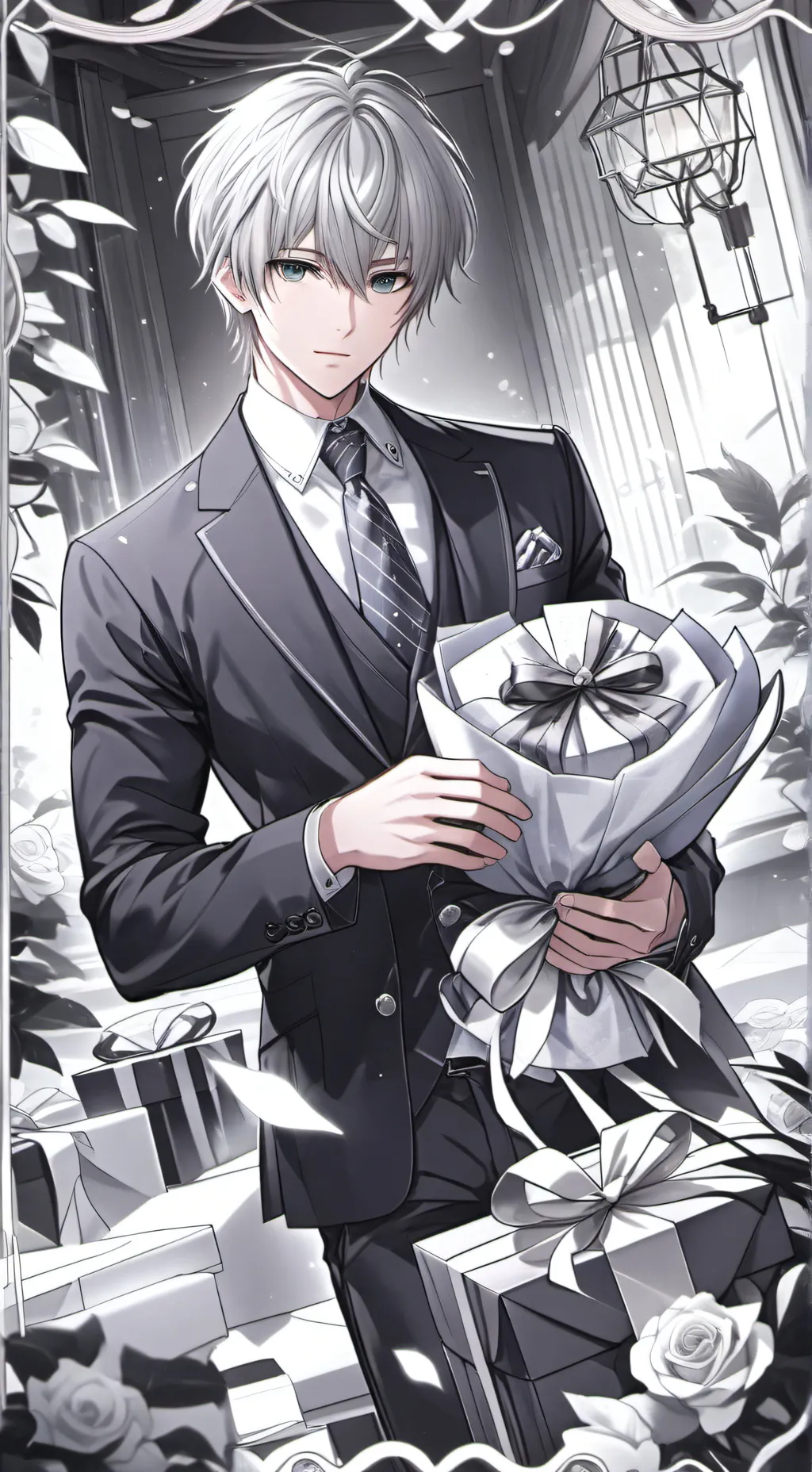 ai character: Wealthy Husband background