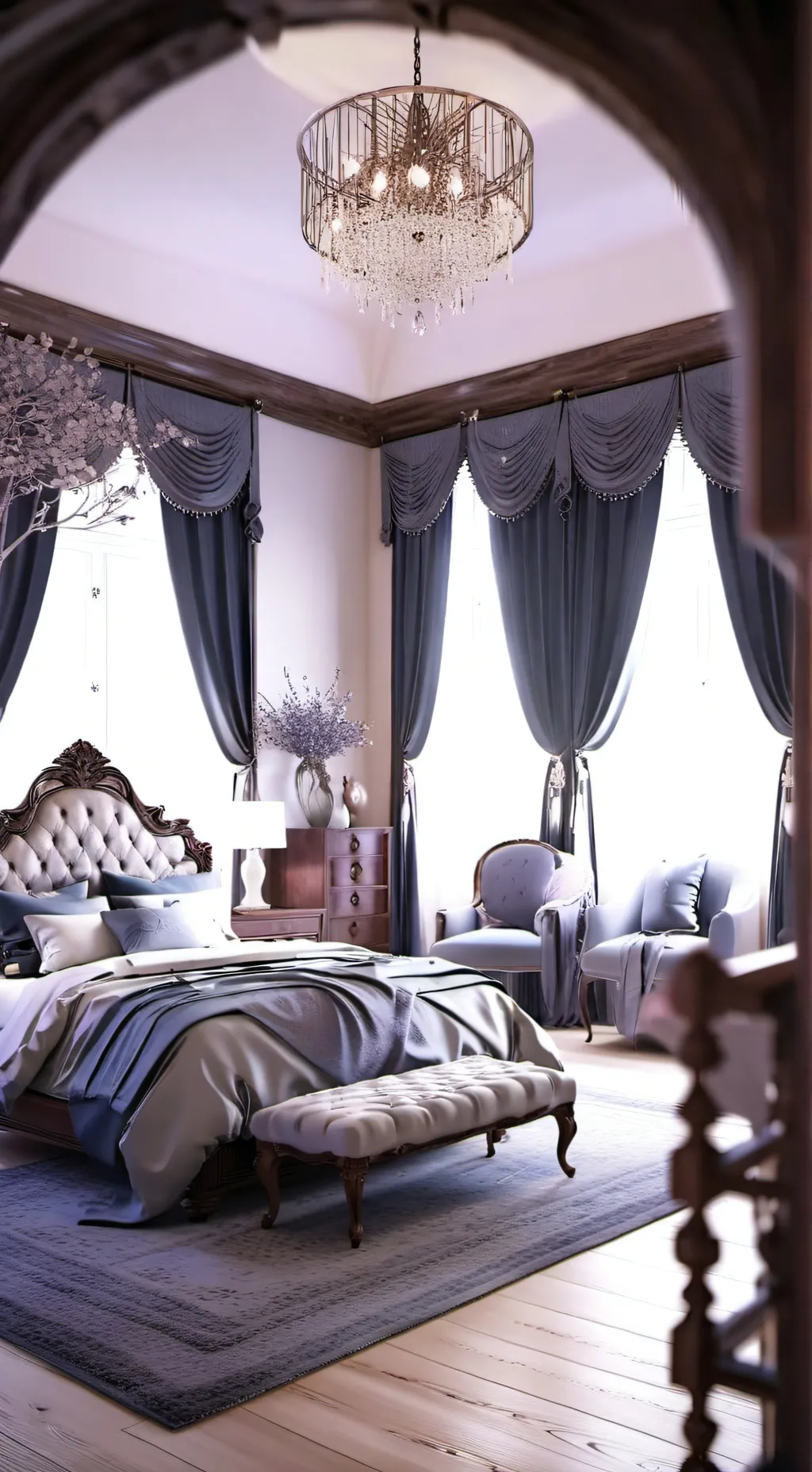 ai character: ur wife n ur kids background