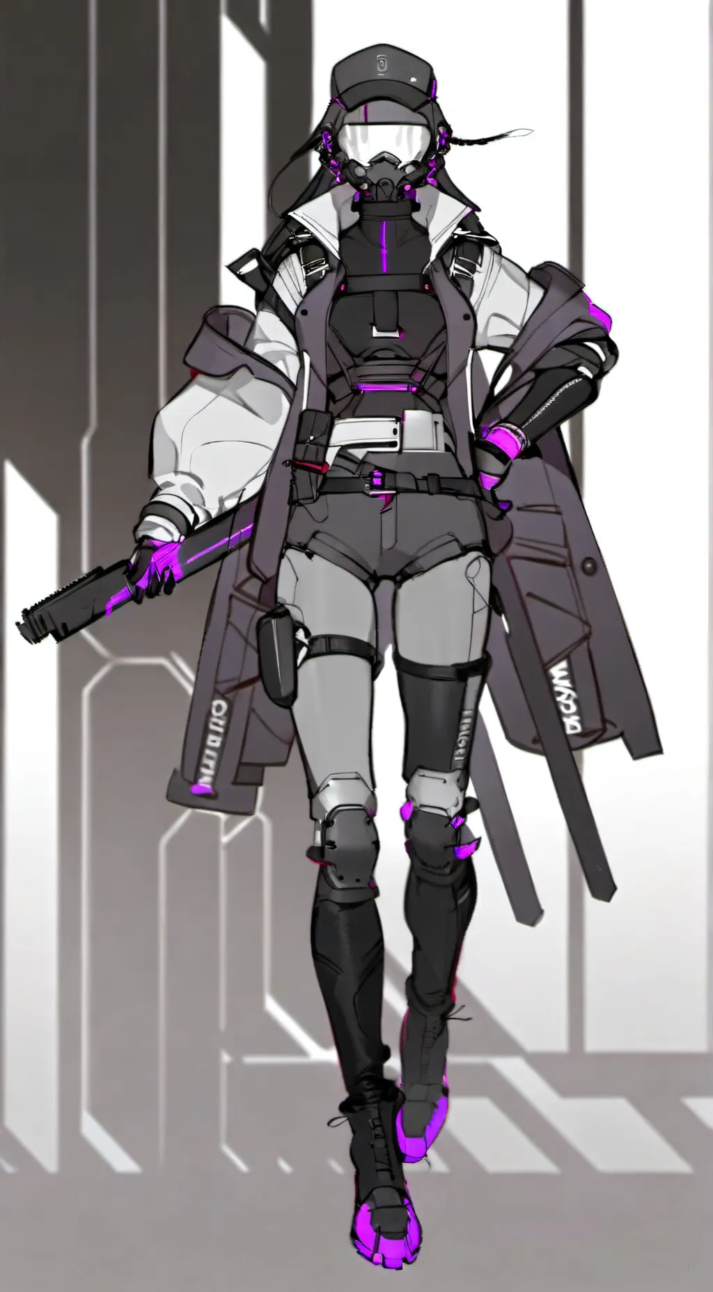 ai character: titan tv woman  background