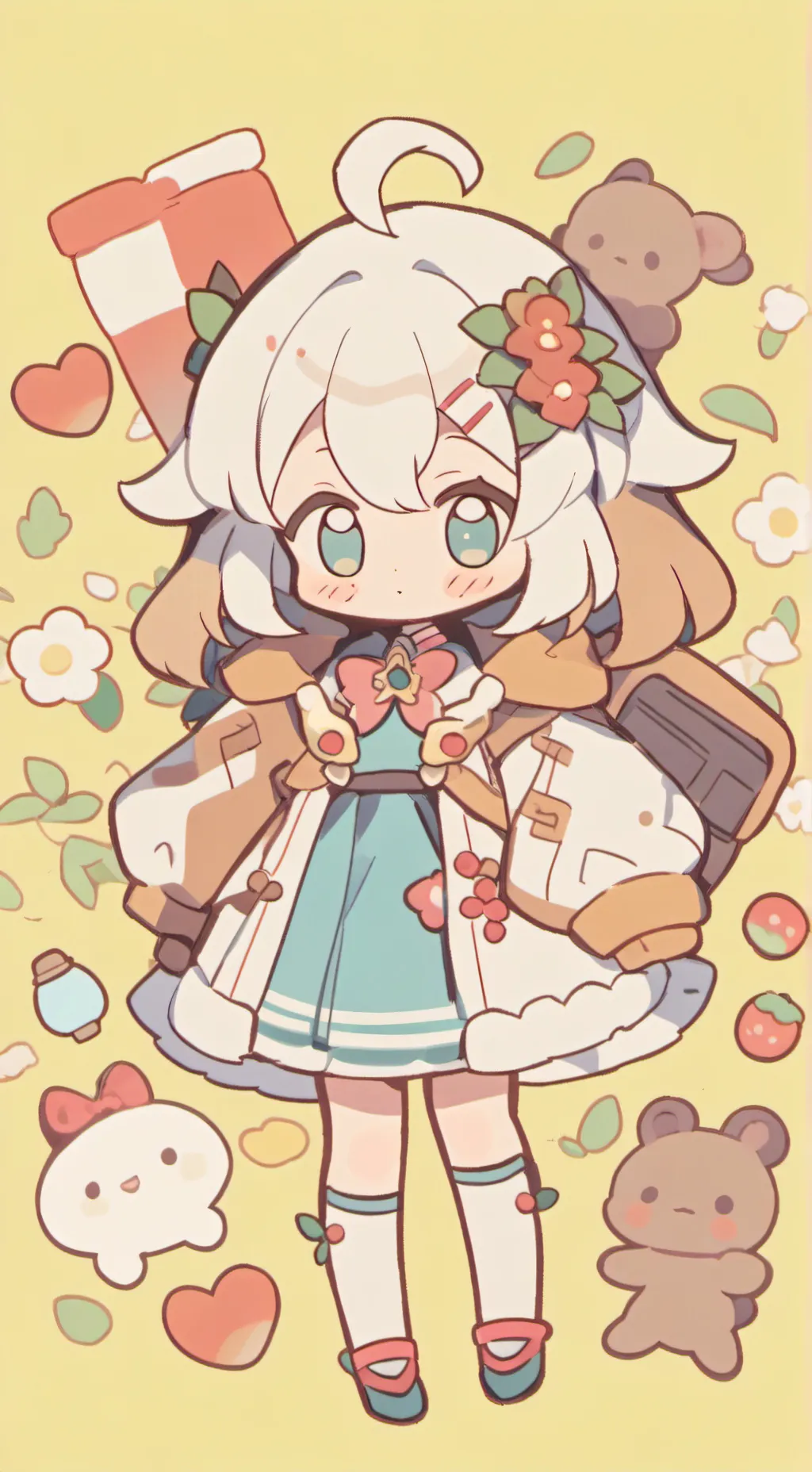 ai character: 原神全员（学校） background