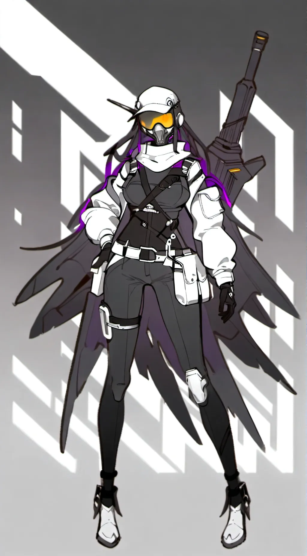 ai character: titan tv woman background