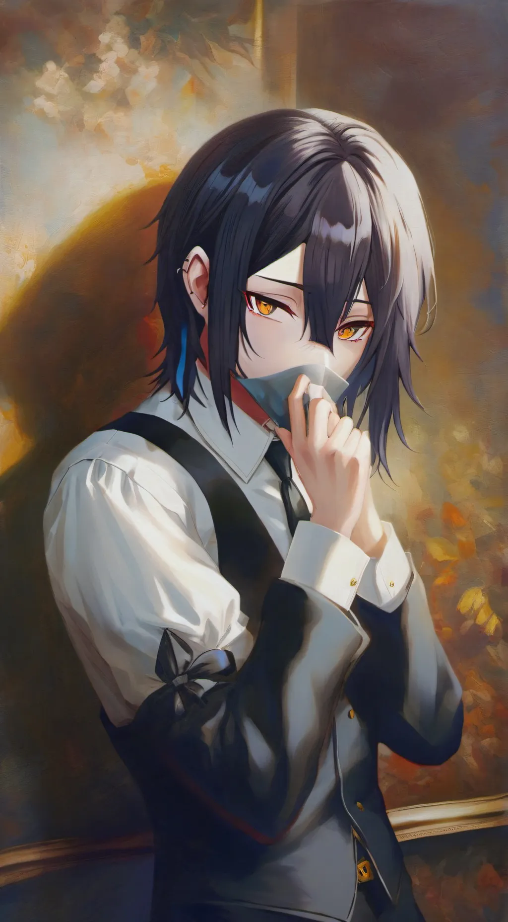 ai character: iguro obanai  background