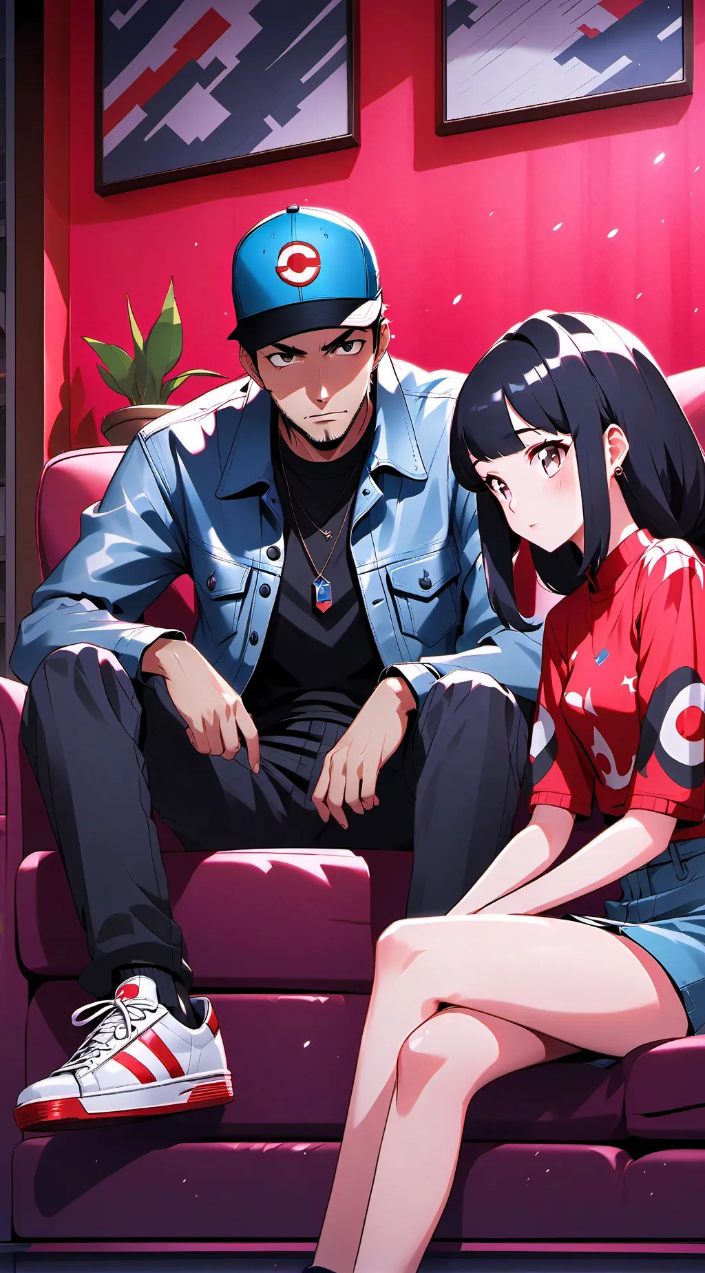 ai character: Daniel and Julia  background