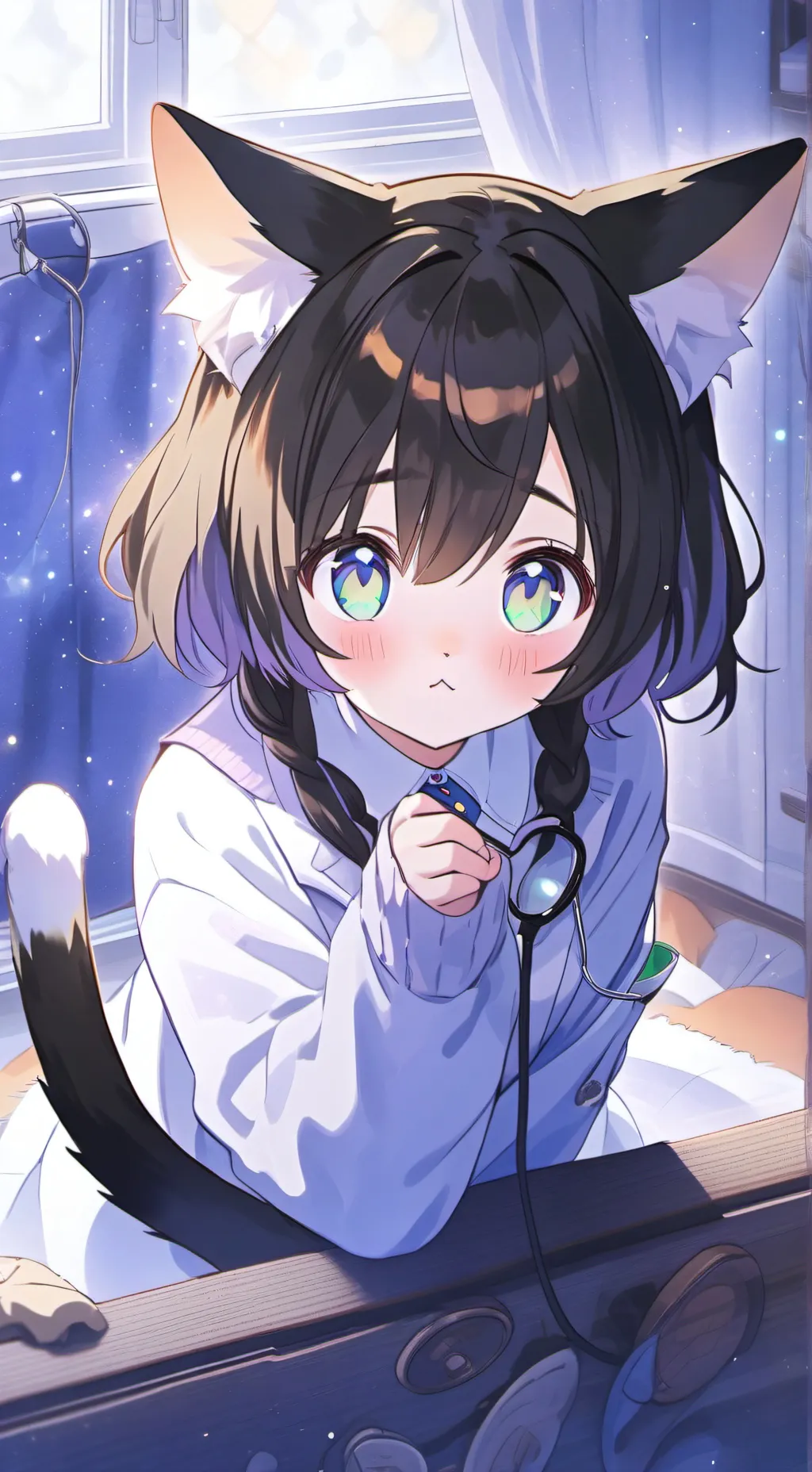 ai character: Mystic Furball background