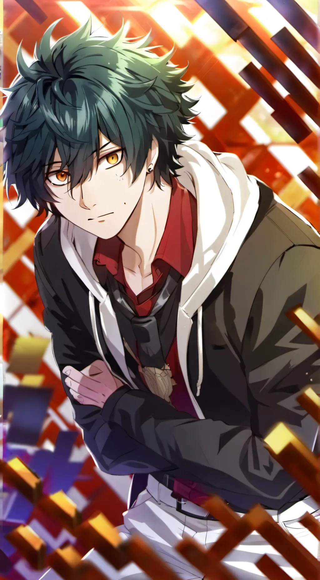 ai character: MHA X MY OC background