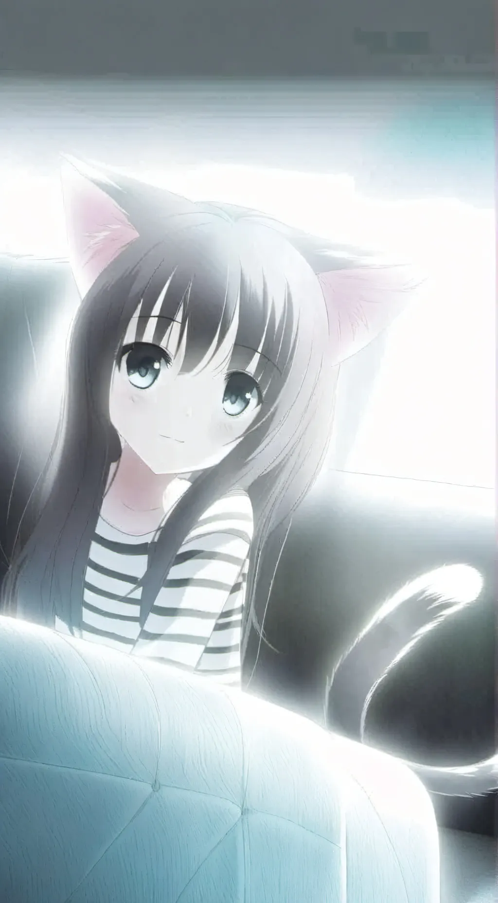 ai character: Striped Spirit Kitten background