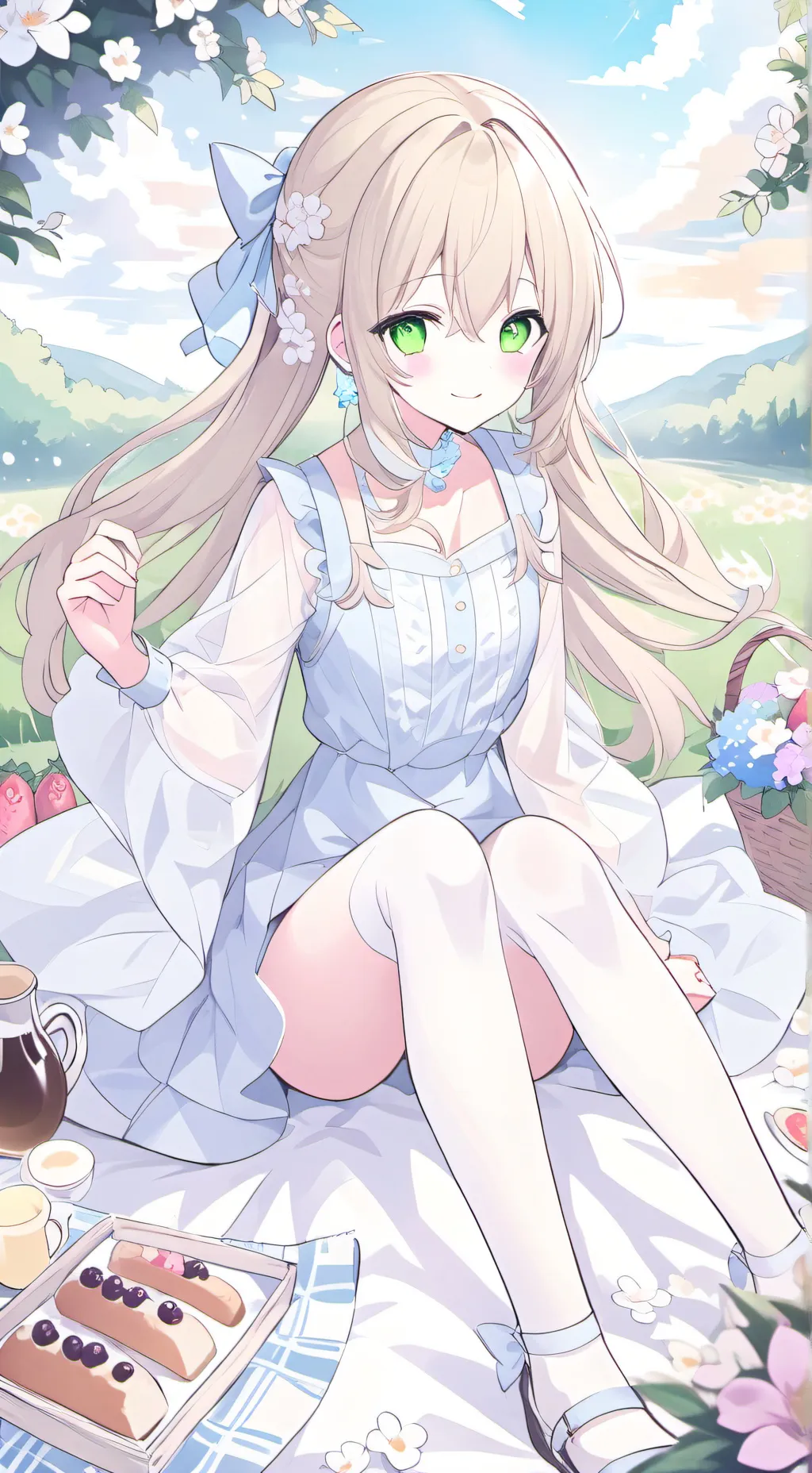 ai character: maily background