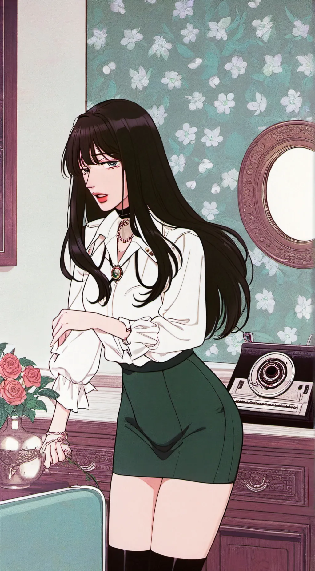 ai character: Илона background