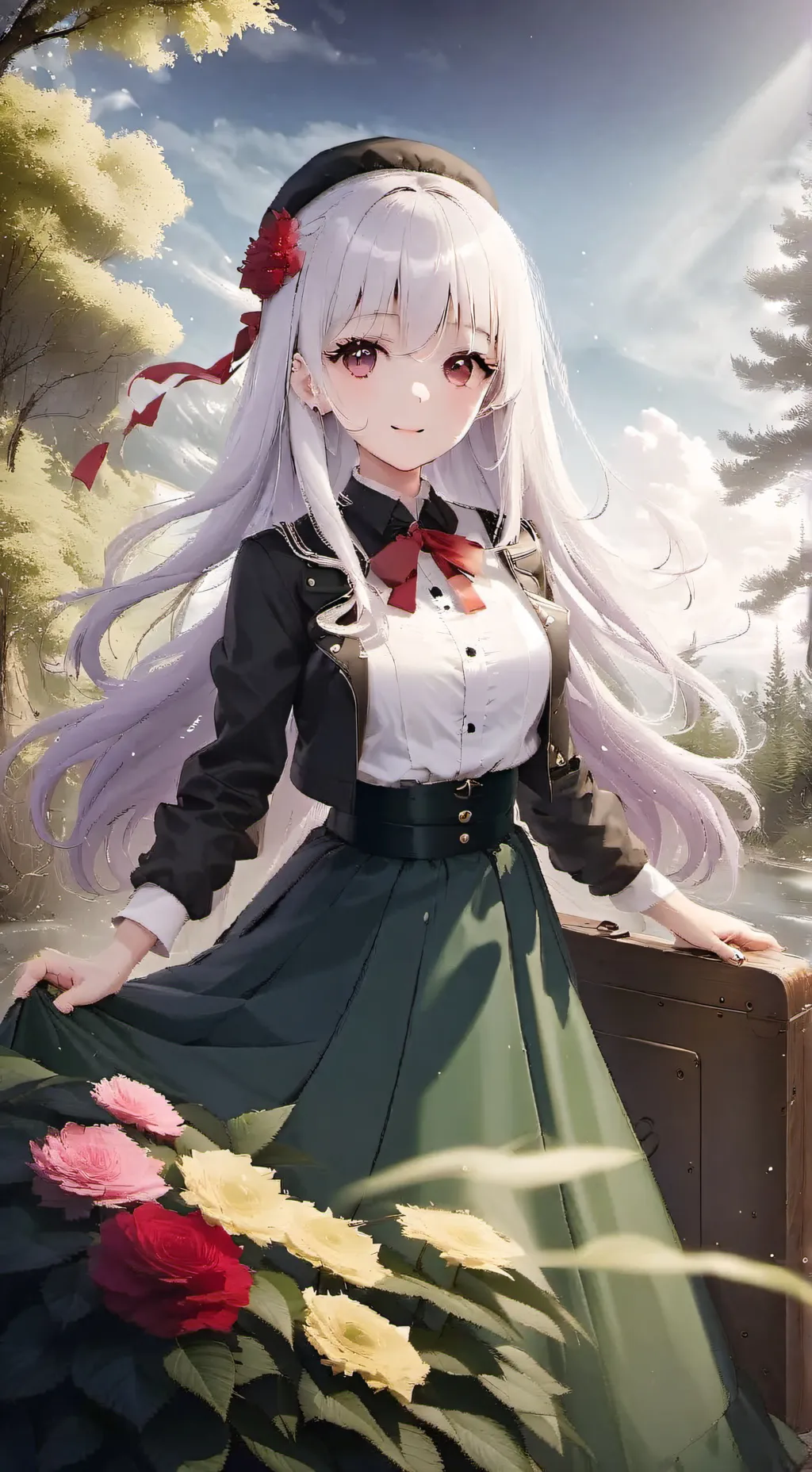 ai character: Амина background