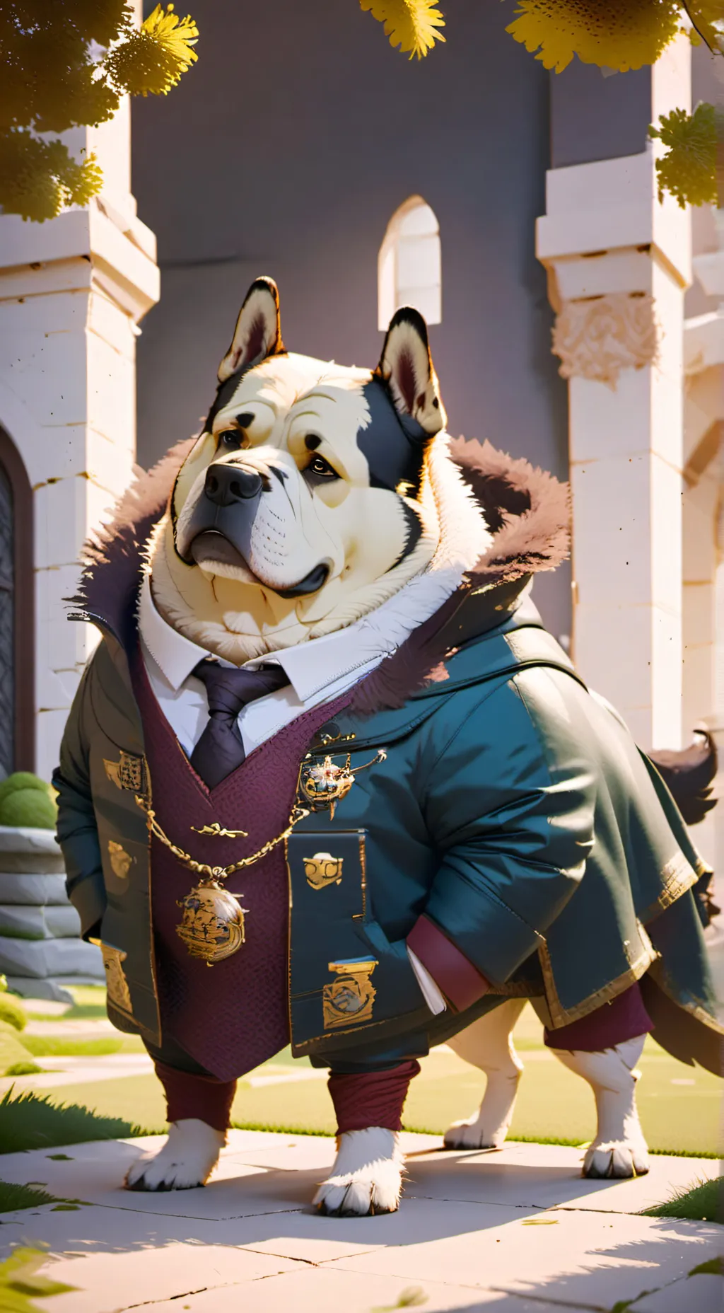 ai character: Shrek mi compa background