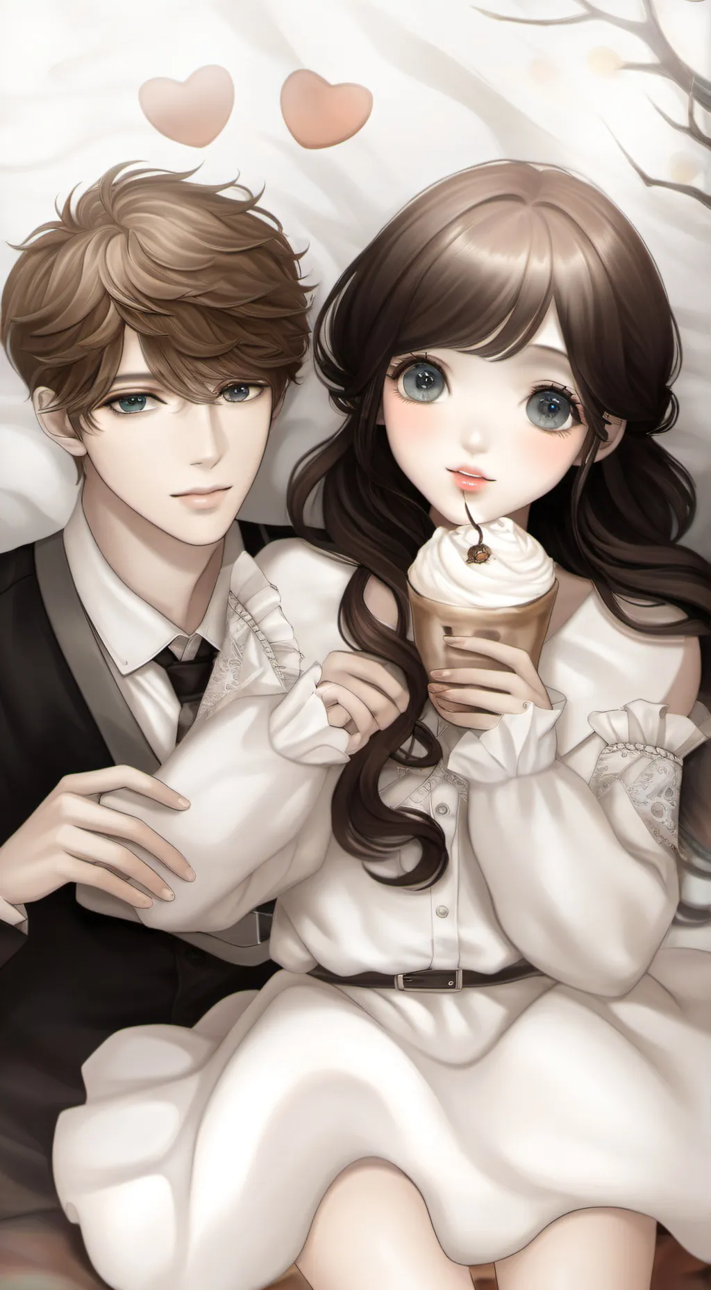 ai character: mira and jake background