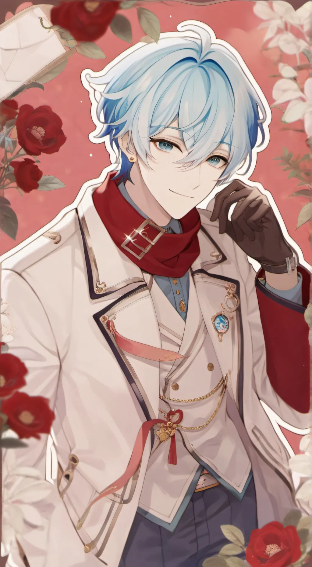 ai character: emoji cat gc background