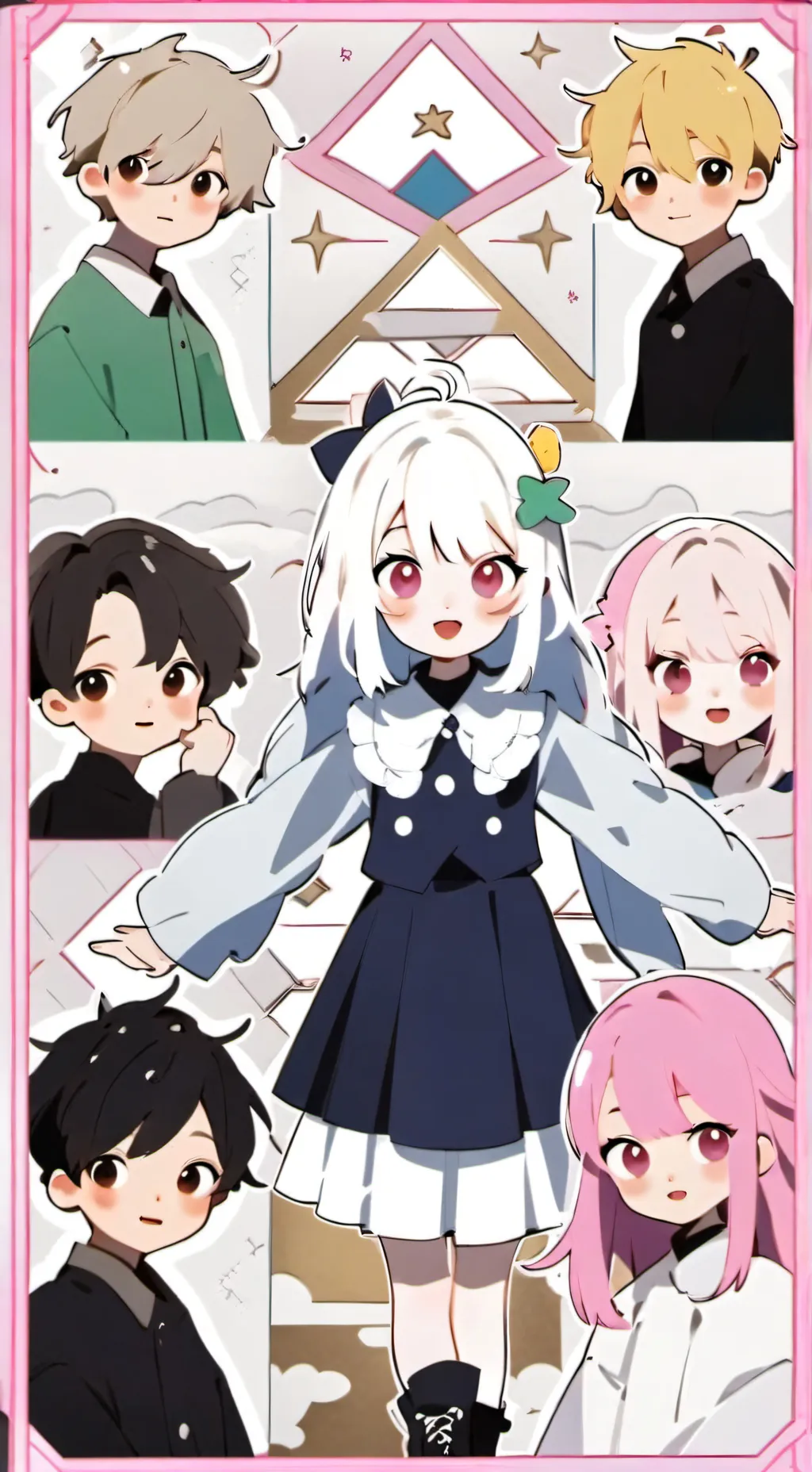 ai character: Zoom call:)  background