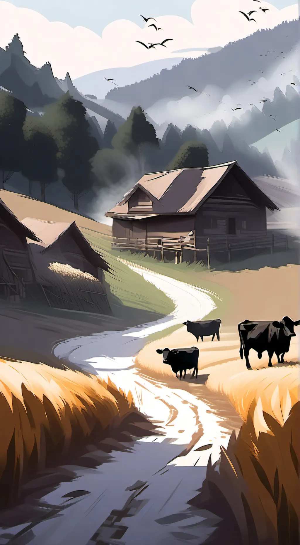 ai character: sprunki city background