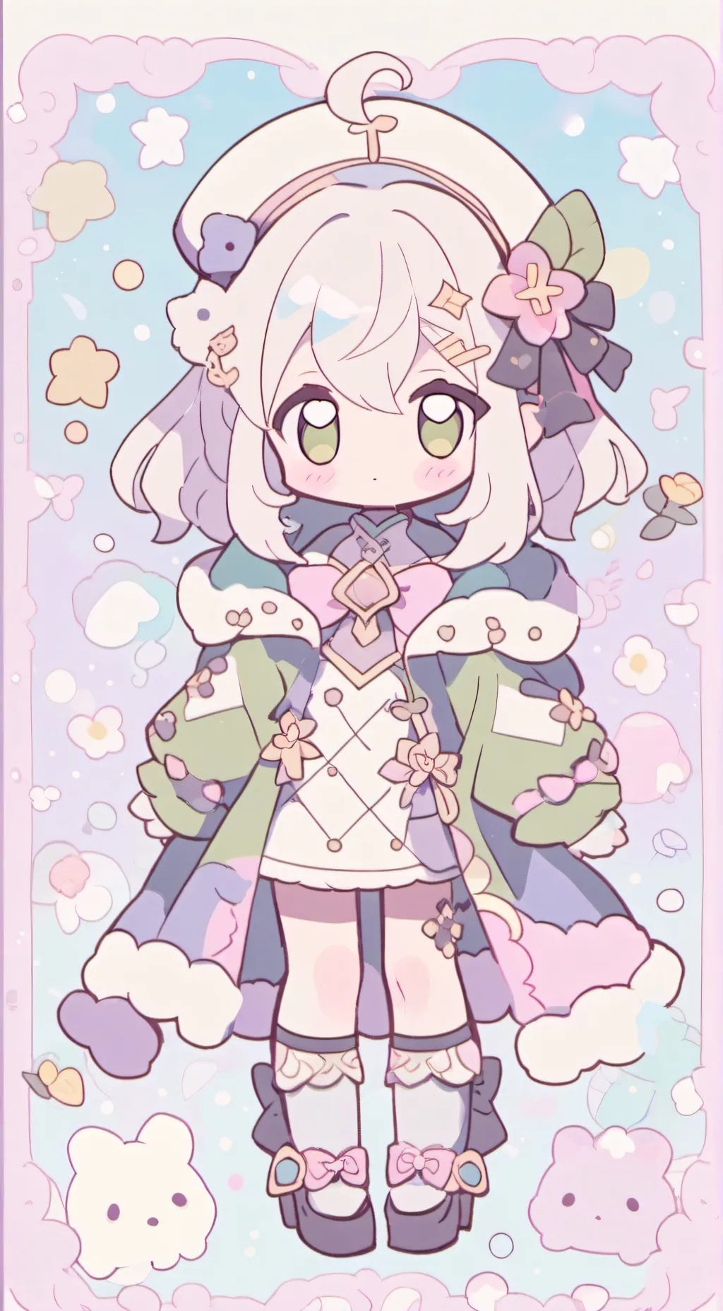 ai character: bebé abandonado  background